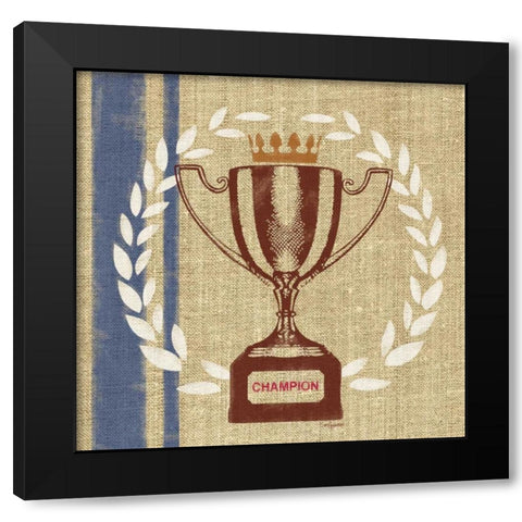 Champion Cup Black Modern Wood Framed Art Print with Double Matting by Appleman, Sam