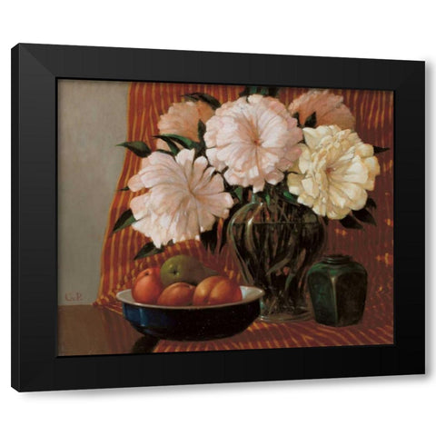 Stillife  Black Modern Wood Framed Art Print with Double Matting by van Rooijen, Carel
