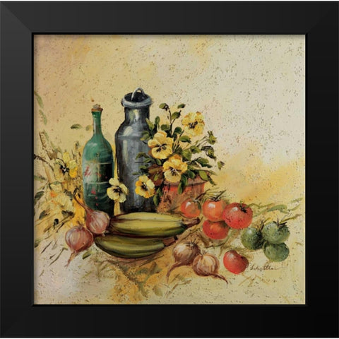 Mediterranean comp. I Black Modern Wood Framed Art Print by Schottler, Katharina