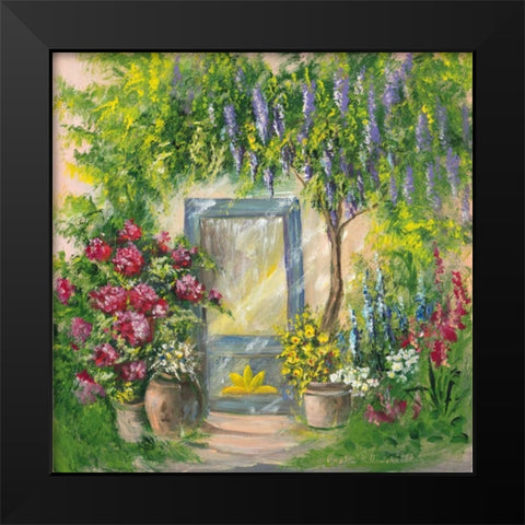 Entrada I Black Modern Wood Framed Art Print by Schottler, Katharina