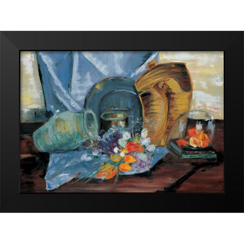 Still life I Black Modern Wood Framed Art Print by Cruysberg, Marijke