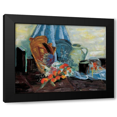 Still life II Black Modern Wood Framed Art Print with Double Matting by Cruysberg, Marijke