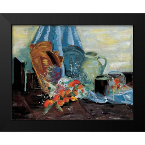 Still life II Black Modern Wood Framed Art Print by Cruysberg, Marijke