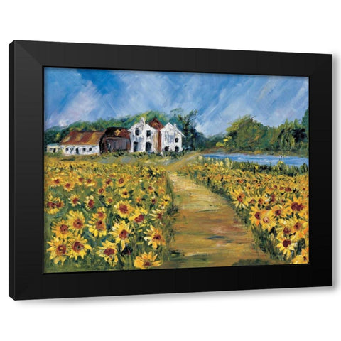 View at the malthouse Black Modern Wood Framed Art Print with Double Matting by Cruysberg, Marijke