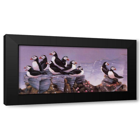 All together now II Black Modern Wood Framed Art Print by Weenink, Ruud