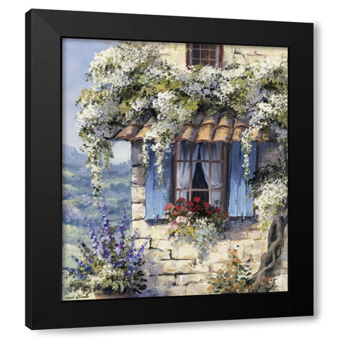 Window II Black Modern Wood Framed Art Print by Withaar, Reint