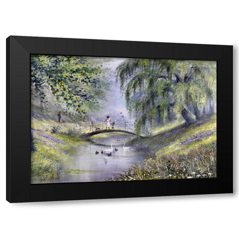 Surrounded by nature Black Modern Wood Framed Art Print by Withaar, Reint