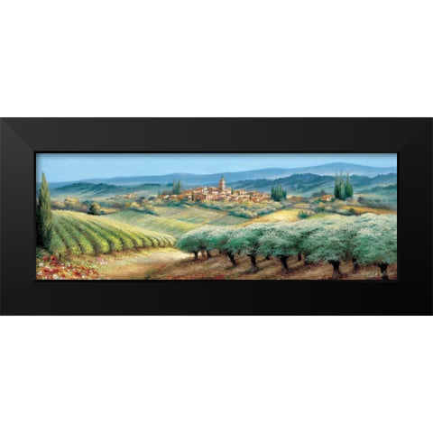 Provence I Black Modern Wood Framed Art Print by Withaar, Reint