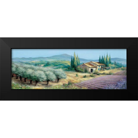 Provence II Black Modern Wood Framed Art Print by Withaar, Reint