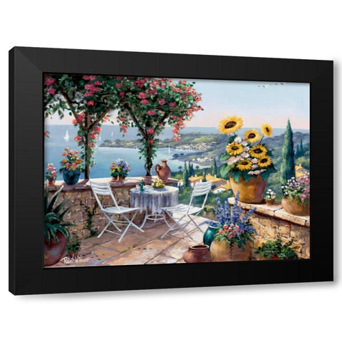 Moments of meditation Black Modern Wood Framed Art Print by Withaar, Reint