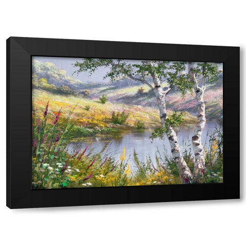 After a storm Black Modern Wood Framed Art Print by Withaar, Reint