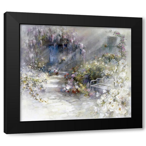 Wordless Black Modern Wood Framed Art Print by Haenraets, Willem