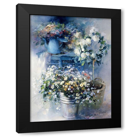 Summer gift  Black Modern Wood Framed Art Print by Haenraets, Willem