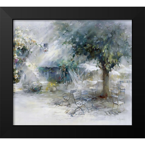 A place to be Black Modern Wood Framed Art Print by Haenraets, Willem