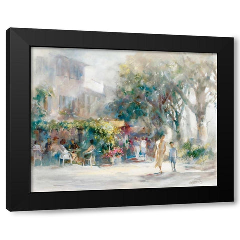 Shany Sunday Black Modern Wood Framed Art Print by Haenraets, Willem
