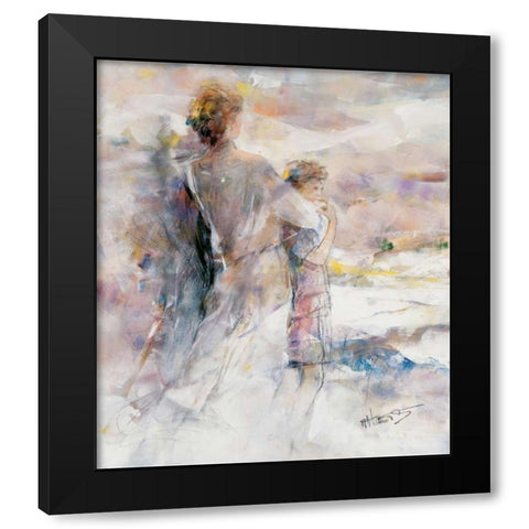 My boy Black Modern Wood Framed Art Print with Double Matting by Haenraets, Willem