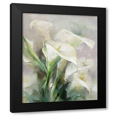 Shiny IV Black Modern Wood Framed Art Print by Haenraets, Willem