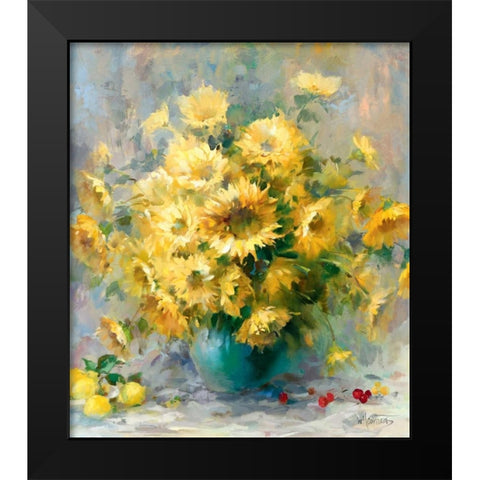Shiny VI Black Modern Wood Framed Art Print by Haenraets, Willem