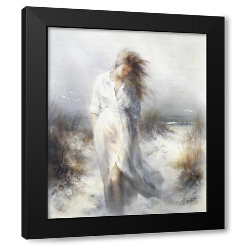 Dreamy Black Modern Wood Framed Art Print by Haenraets, Willem