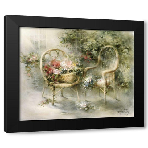 Summer Black Modern Wood Framed Art Print with Double Matting by Haenraets, Willem