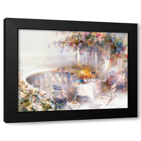 Serenade Black Modern Wood Framed Art Print by Haenraets, Willem
