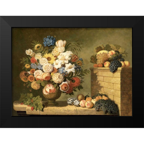 Classic stillife Black Modern Wood Framed Art Print by Roelofs, Wouter