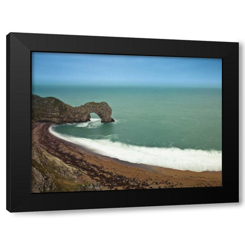 Durdle Door sea arch, Dorset Black Modern Wood Framed Art Print with Double Matting by Frank, Assaf