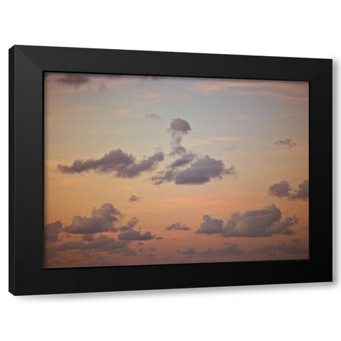 Clouds at dusk Black Modern Wood Framed Art Print by Frank, Assaf