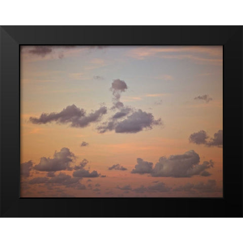 Clouds at dusk Black Modern Wood Framed Art Print by Frank, Assaf