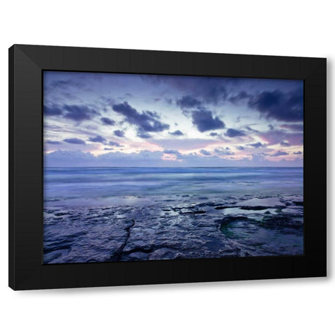 Horizon over water Black Modern Wood Framed Art Print by Frank, Assaf