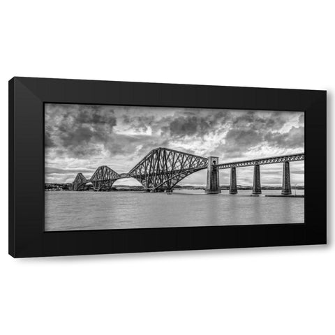 Forth Bridge, Scotland Black Modern Wood Framed Art Print by Frank, Assaf