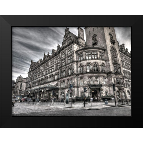 Grand Central Hotel ,Glasgow Black Modern Wood Framed Art Print by Frank, Assaf