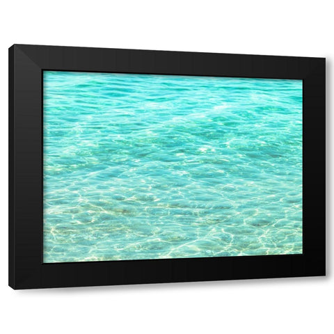 Water Surface Black Modern Wood Framed Art Print by Frank, Assaf