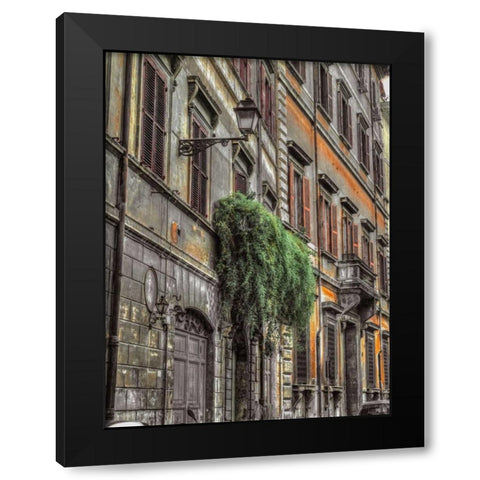 Old building in city of Rome, Italy Black Modern Wood Framed Art Print with Double Matting by Frank, Assaf