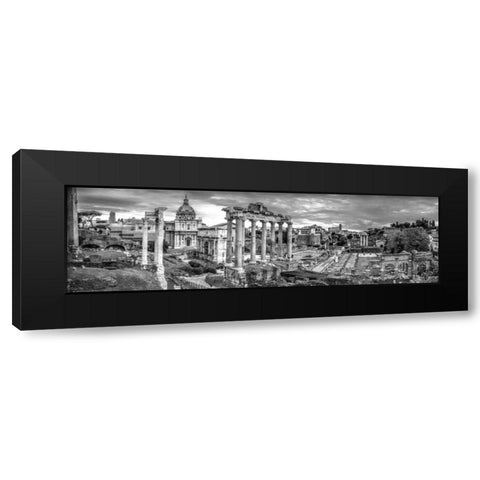 Ruins of the Roman Forum, Rome, Italy Black Modern Wood Framed Art Print with Double Matting by Frank, Assaf