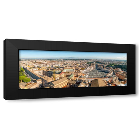 St. Peters Basilica, Rome, Italy Black Modern Wood Framed Art Print with Double Matting by Frank, Assaf
