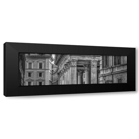 Old buildings in city of Rome Black Modern Wood Framed Art Print with Double Matting by Frank, Assaf