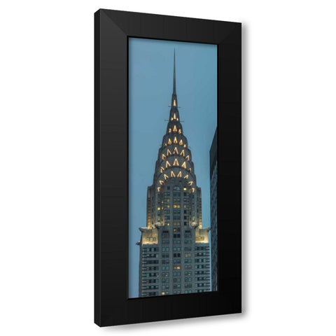 Chrysler Building in New York city Black Modern Wood Framed Art Print with Double Matting by Frank, Assaf