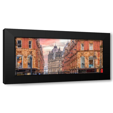 Leeds dome architecture Black Modern Wood Framed Art Print with Double Matting by Frank, Assaf