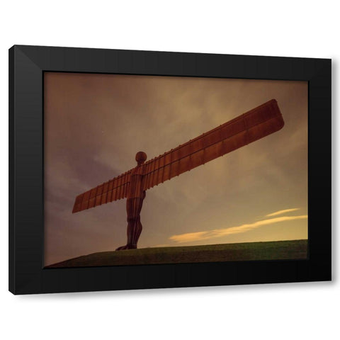 AF20120826 Angel of The North 015 Black Modern Wood Framed Art Print by Frank, Assaf