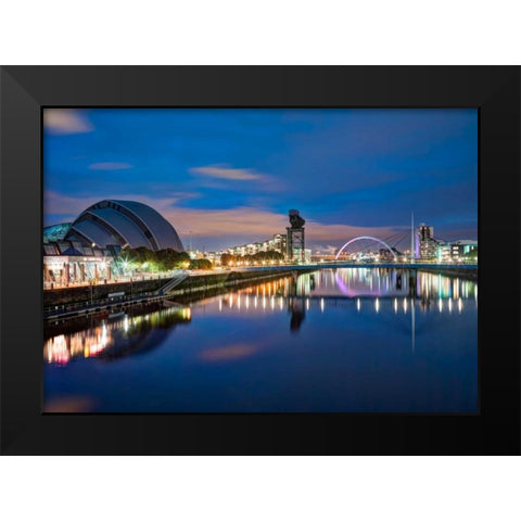 AF20121004 Glasgow 228X4 Black Modern Wood Framed Art Print by Frank, Assaf