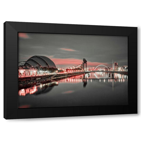 AF20121004 Glasgow 228X4C01 Black Modern Wood Framed Art Print with Double Matting by Frank, Assaf