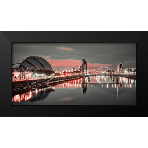 AF20121004 Glasgow 228X4C04 Black Modern Wood Framed Art Print by Frank, Assaf