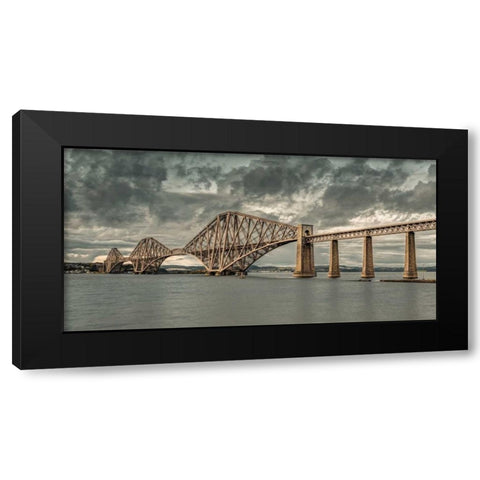 AF20121003 Forth Bridge 073XC07 Black Modern Wood Framed Art Print by Frank, Assaf