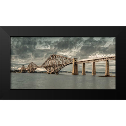 AF20121003 Forth Bridge 073XC07 Black Modern Wood Framed Art Print by Frank, Assaf