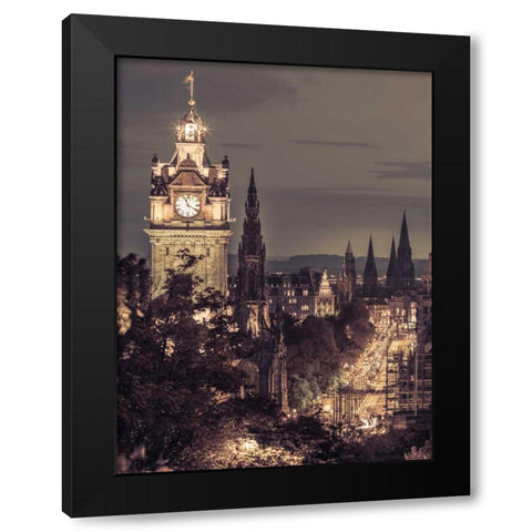 AF20130612 Edinburgh 388C06 Black Modern Wood Framed Art Print by Frank, Assaf
