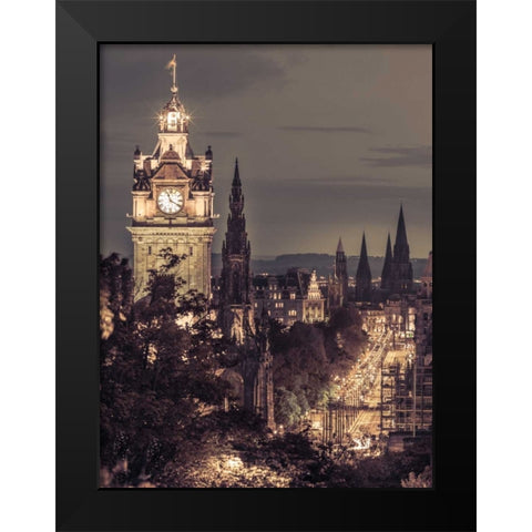 AF20130612 Edinburgh 388C06 Black Modern Wood Framed Art Print by Frank, Assaf
