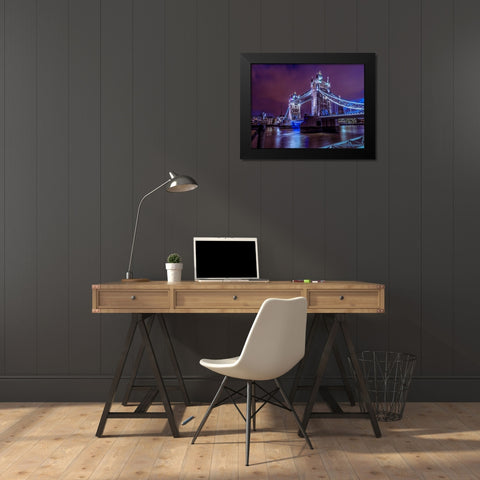 AF20130906 London 119C09 Black Modern Wood Framed Art Print by Frank, Assaf