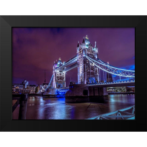 AF20130906 London 119C09 Black Modern Wood Framed Art Print by Frank, Assaf