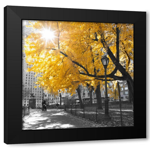 AF20131119 New York 1316C04 Black Modern Wood Framed Art Print with Double Matting by Frank, Assaf